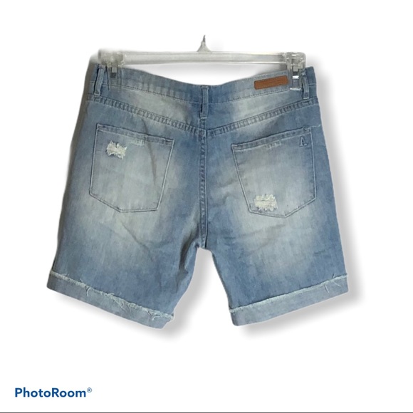 Article of Society Distressed Denim Shorts, Sz 28 - Picture 5 of 5